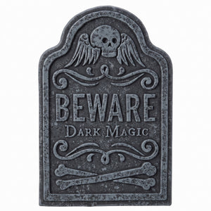 "Beware Dark Magic" Small Tombstone Decoration
