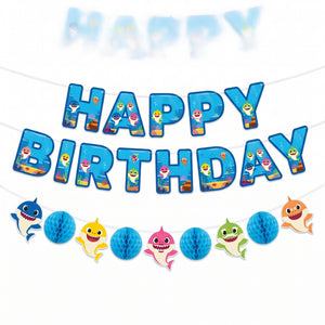 Baby Shark "Happy Birthday" Banner Kit - 10.5 ft, 2-Pack