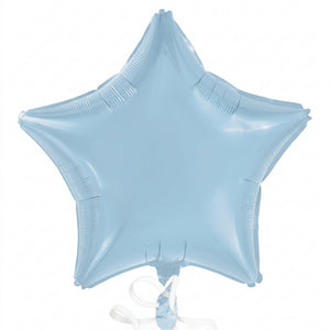 Pastel Blue Star Foil Balloon - 18-Inch