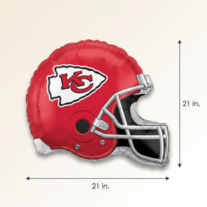 Kansas City Chiefs Helmet Foil Balloon -21 inch