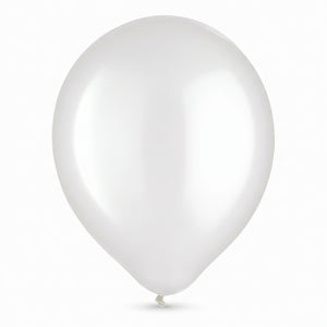 Elegant Pearl White Bulk Latex Balloons - 12 inch