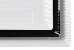 6.5 In. White Zen Design Plates | 10 Count