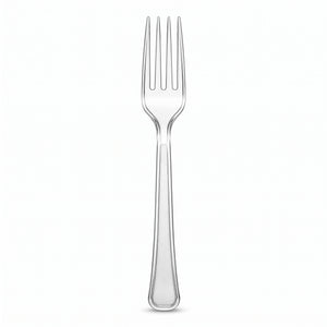 Heavyweight Clear Plastic Fork - 7.5 in.