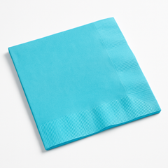 Caribbean Blue Luncheon Napkins - 6.5 in.