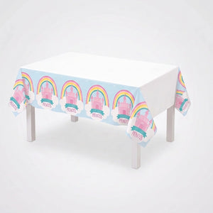 Enchanting Princess Castle Birthday Table Cover