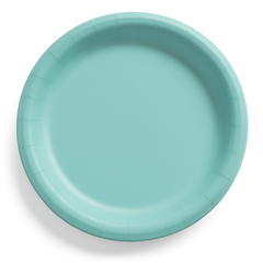 Robins Egg Blue 8.5" Round Paper Plates