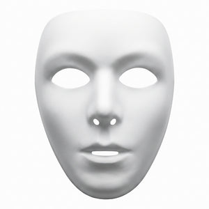 Classic White Full Face Mask