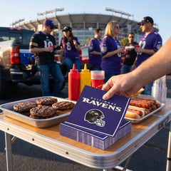 Baltimore Ravens NFL Luncheon Napkins - 6.5 In. x 6.5 In.