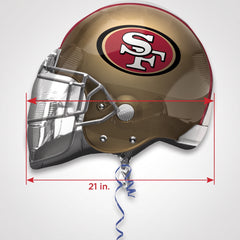 San Francisco 49ers Helmet Foil Balloon -21 inch