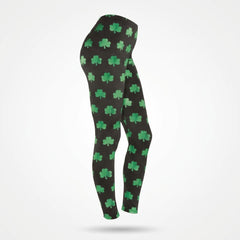 Shiny Shamrock Leggings for St. Patrick's Day