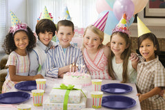 7 In. Navy Plastic Plates | Case of 600