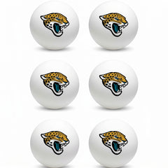 Jacksonville Jaguars Ping Pong Ball Set - 6 Pack