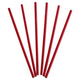 10.25" Giant Red Wrapped Straw 300 Ct.