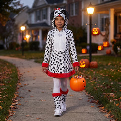 Spotted Dalmatian Girl's Halloween Costume