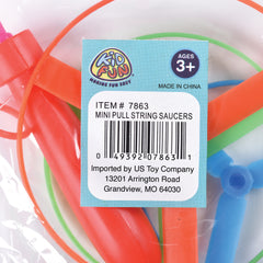 Mini Pull String Saucers - 12 Count