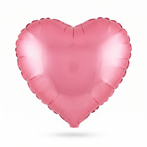 Flamingo Heart Pink Foil Balloon - 18in
