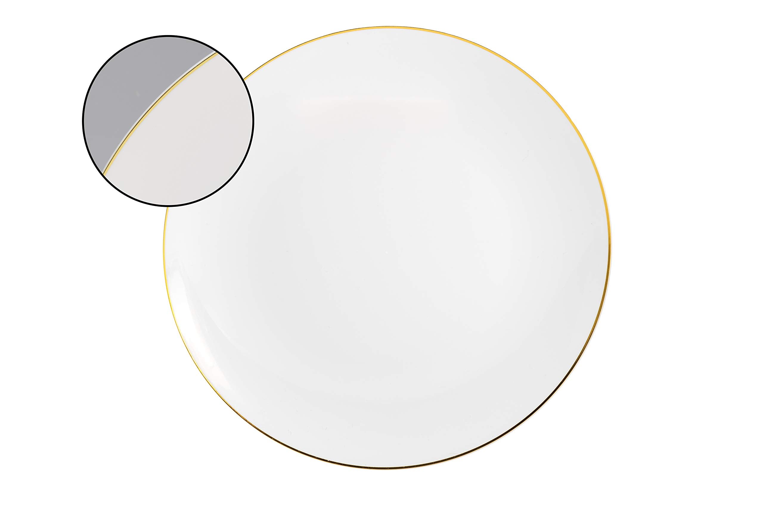 8 In. Classic Gold Design Plates | 10 Count