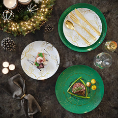 8 In. Matiz Design Plastic Plates | 10 Count