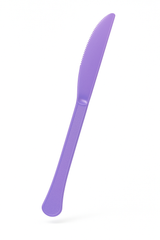 Heavyweight Purple Plastic Knives