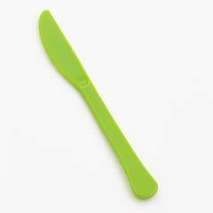 Kiwi Green Heavyweight Plastic Knives - 24 Pack