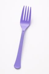 Heavyweight Purple Plastic Forks - 7.5 in.
