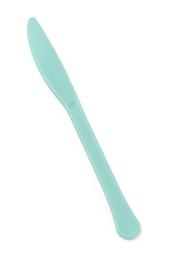 Heavyweight Robin's Egg Blue Plastic Knives