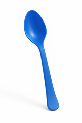Bright Royal Blue Plastic Spoon