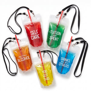 Graduation Celebration Drink Pouches - Set of 5