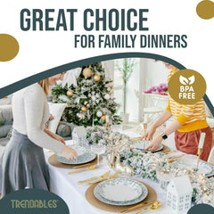 Trend Roses 40 pack plate set - 20 of each