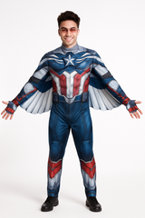 Captain America Halloween Costume for Adults