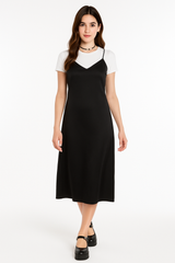 90s Slip Dress Costume with T-Shirt - Halloween Edition