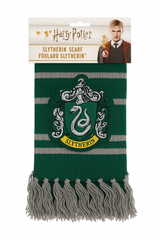 Harry Potter Slytherin Scarf - Green and White Striped Costume Accessory