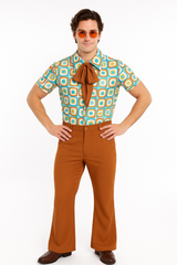 Men's 60s Groovy Costume Set - L/XL