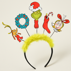 Grinch Multi Icon Fabric Headband