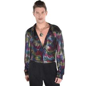 Retro Men's Disco Shirt - Adult One Size