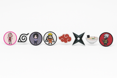 Naruto Anime Party Patches - 8 Count