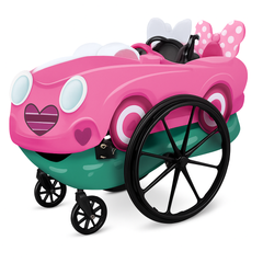 Adaptive Pink Minnie Wheelchair Cover Costume Accessory