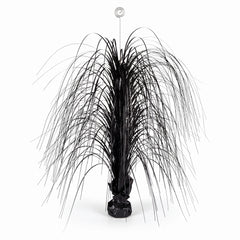Large Black Metallic Spray Centerpiece