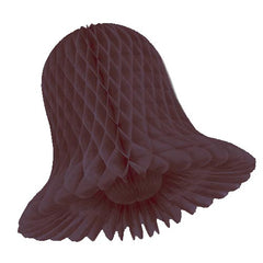 11" Black Honeycomb Tissue Bell