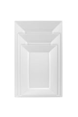 9.5 In. Clear Rectangular Plates | 10 Count