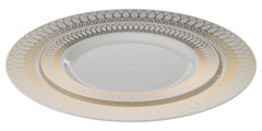 9 In. Gold Ovals Design Plates | 10 Count
