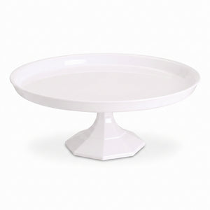 Elegant Medium White Cake Stand - 11-inch Dessert Display