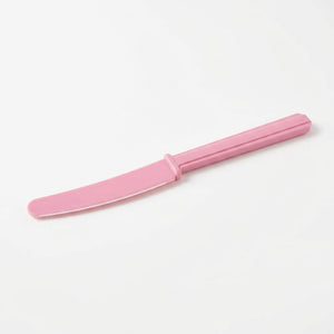 Pink Plastic Economy Knives - 7.5 in.