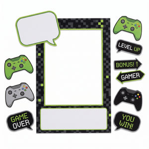 Level Up Gamer-Themed Customizable Photo Frame Kit