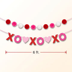 Happy Valentine's Day MDF Banner Set