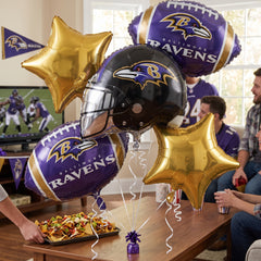 Baltimore Ravens Foil Balloon Bouquet