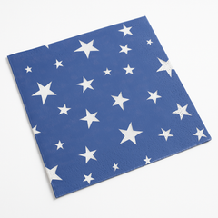 Home of the Brave Patriotic Beverage Napkins