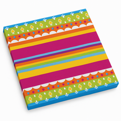 Vibrant Fiesta Beverage Napkins - 5 In. X 5 In.