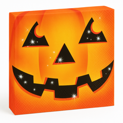 Perfect Pumpkin Halloween Luncheon Napkins - 6.5 In. X 6.5 In.
