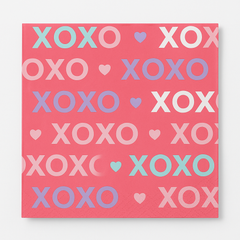 Lovely Hearts Valentine's Day Luncheon Napkins - 6.5 In. X 6.5 In.